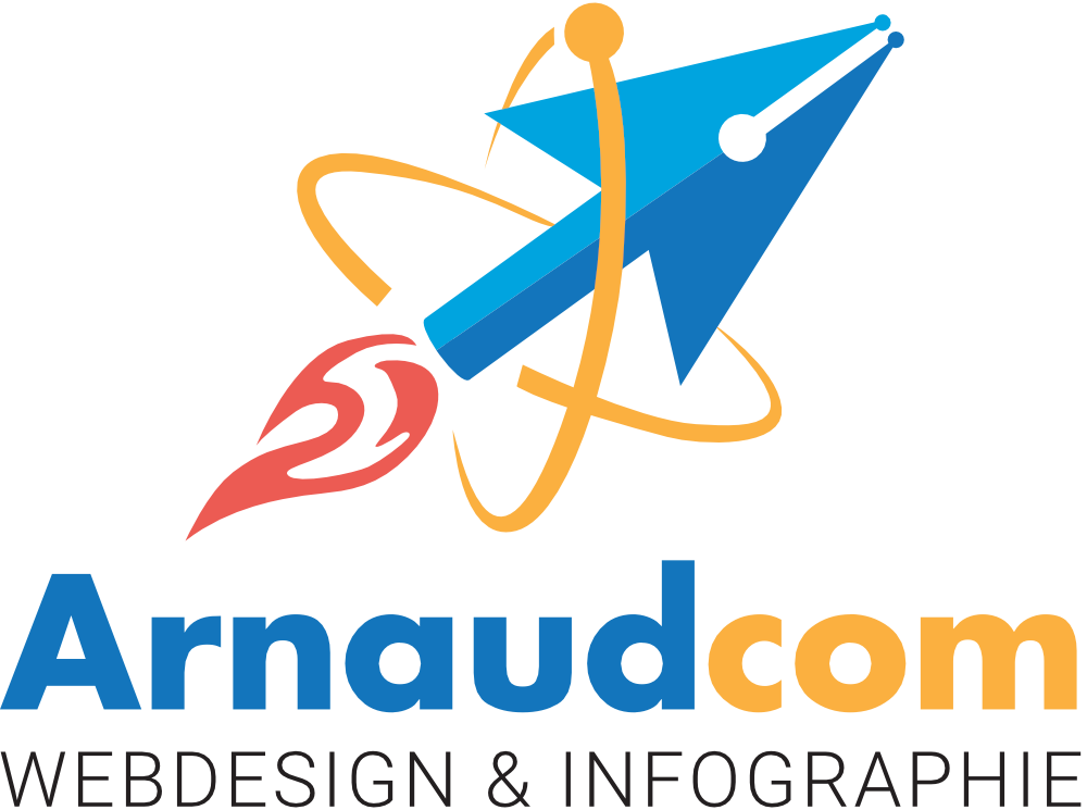 Logo Arnaudcom Webdesign et Infographie Gournay-en-Bray, création de sites web et communication